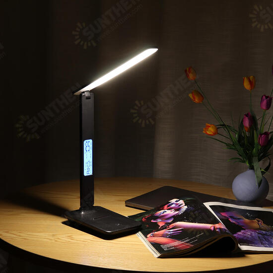 USB 45LED Table Desk Lamp Folding Rechargeable Reading Night Light