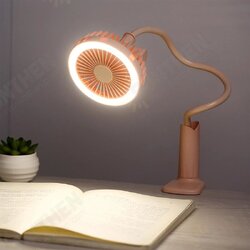 USB LED Clip Table Desk Fan Light Reading Night Light Lamp with Fan Rechargeable Flexible Adjustable USB LED Clip Table Desk Fan Light Reading Night Light Lamp with Fan Rechargeable Flexible Adjustable
