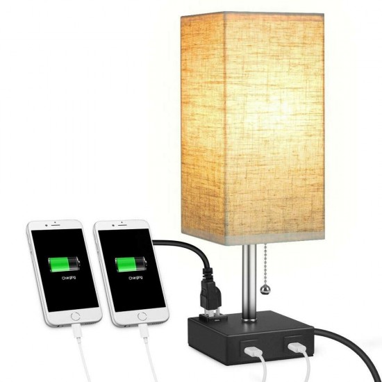 USB LED Desk Table Lamp Phone Charger Reading Study Light