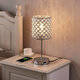 USB Rechargeable Crystal Desk Lamp Touch Dimming Bedside Lights Bedroom LED Night Light with Light Source