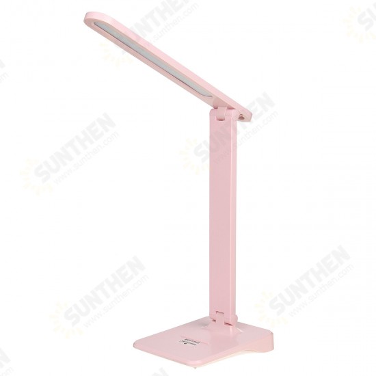 USB Touch Diming LED Desk Lamp 3 Modes Adjustable Night Table Light for Reading Bedside Bedroom DC5V