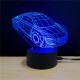USB Touch Sensor Racing Car Desk Lamp Colorful LED Bedside Table Light