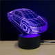 USB Touch Sensor Racing Car Desk Lamp Colorful LED Bedside Table Light