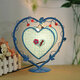 Vintage Artificial Light Love Heart Antique Table Lamp Gift Room Decor