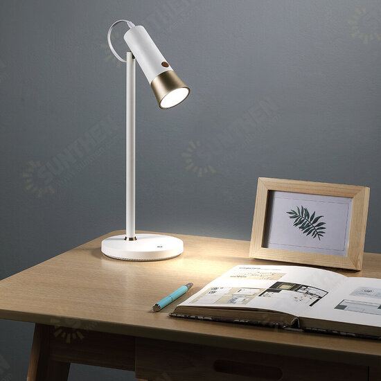 F3D Portable 300LM LED Desk Lamp With Torch Function Built-in 18650 3.7V/2200mAh Lithium Battery 3 Modes Touch Dimming Desk Light