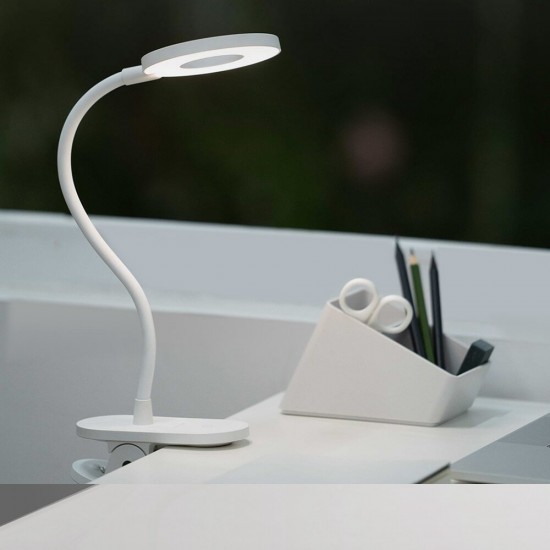 5W LED USB Rechargeable Clip Desk Table Lamp Eye Protection Touch Dimmer 3 Modes Reading Lamp ( Ecosystem Product)