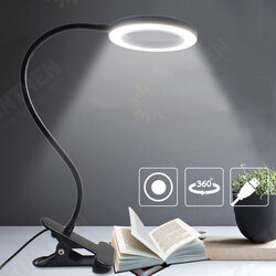 LED Book Lamp Clip Reading Light USB Power Black Flexible Hose Table Desk Headboard Home Study Dimmable Bright 5V Ring LED Book Lamp Clip Reading Light USB Power Black Flexible Hose Table Desk Headboard Home Study Dimmable Bright 5V Ring