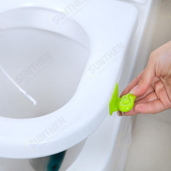 Bathroom Cute Wing Shape 2 Color Options Toilet Seat Cover Lifting Device Clamp Lifter