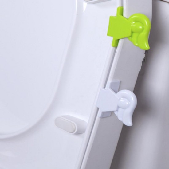 Bathroom Cute Wing Shape 2 Color Options Toilet Seat Cover Lifting Device Clamp Lifter