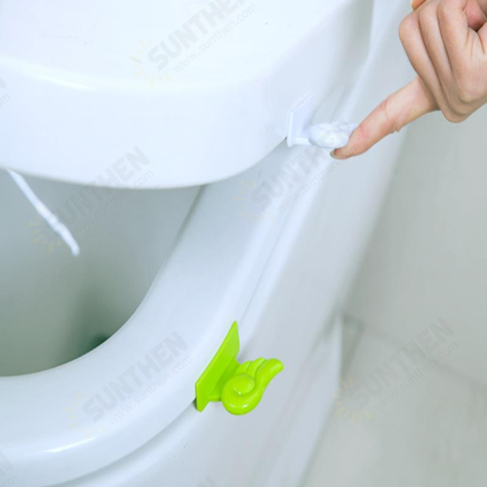 Bathroom Cute Wing Shape 2 Color Options Toilet Seat Cover Lifting Device Clamp Lifter