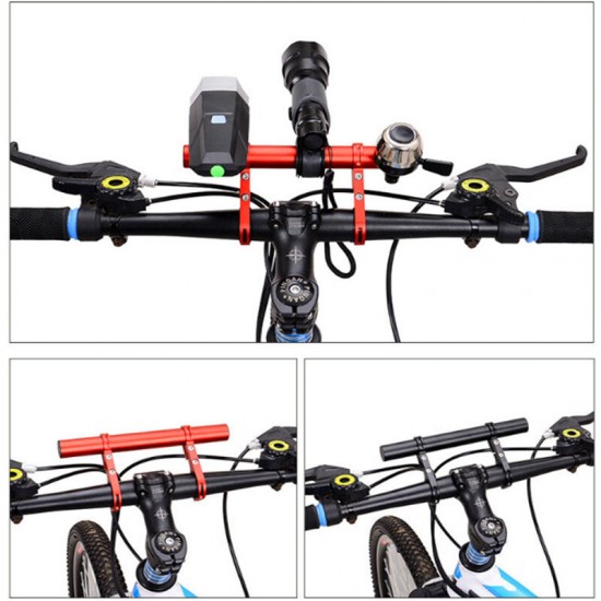 20CM Bike Flashlight Holder Handle Bar Bicycle Accessories Extender Mount Brack