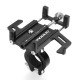 Aluminum Alloy Bicycle Motorcycle Handlebar Phone Holder 360° Rotation For 4.7-6.0 inch Smart Phone
