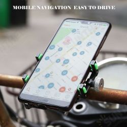 Aluminum Alloy Bike Motorbike Handlebar Phone Holder Bicycle Motorcycle Mount For 4.2-6.8 Inch Smart Phone For iPhone 11 Pro SE 2020 Aluminum Alloy Bike Motorbike Handlebar Phone Holder Bicycle Motorcycle Mount For 4.2-6.8 Inch Smart Phone For iPhone 11 Pro SE 2020