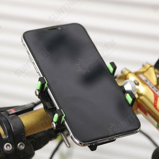 Aluminum Alloy Bike Motorbike Handlebar Phone Holder Bicycle Motorcycle Mount For 4.2-6.8 Inch Smart Phone For iPhone 11 Pro SE 2020