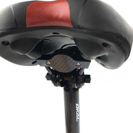 For AirTag Bike Seat Mount Carbon Fiber Film Mountain Bike Seat Anti-lost GPS Location Airtag Case