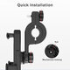 M1 360° Rotation Mechanical Lock Motorcycle Bicycle Handlebar Mobile Phone Holder Stand for Devices between 4.7-6.5 inch for Redmi Note 8