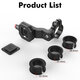 Universal MTB Riding Bracket Easy Operation Stable Bicycle Handlebar Phone Holder Stand Motorcycle Bike Mountain Bike Mount Bracket For 4-6.8inch