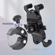 Universal 360°Rotation Four-Corner Lock Outdoor Vlog Recording Motorcycle Electric Vehicle Bicycle Handlebar Phone Holder Stand for iPhone13 POCO X3F3