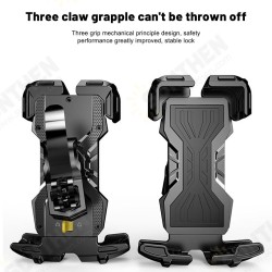 Universal 360° Rotation Outdoor Vlog Recording Motorcycle Electric Vehicle Bicycle Handlebar Phone Holder Stand for POCO X3 F3 4.7-6.9 inch Devices Universal 360° Rotation Outdoor Vlog Recording Motorcycle Electric Vehicle Bicycle Handlebar Phone Holder Stand for POCO X3 F3 4.7-6.9 inch Devices