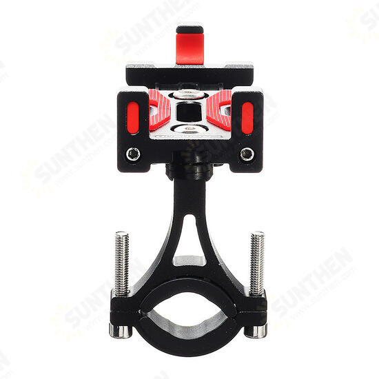 Bike Bicycle Motorcycle Mount Phone Holder Stand Aluminum Waterproof Adjustable For 4.0-6.0 inch Smart Phone