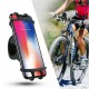 Elastic Wear-resistant Silicone Bike Bicycle Handlebar Holder Mount for iPhone Mobile Phone
