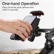 JR-ZS264 Universal 360° Rotation Aluminum Alloy Outdoor Vlog Record Motorcycle Electric Vehicle Bicycle Handlebar Phone Holder Stand for 4.7-6.8inch