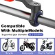 [More Stable] Universal Bicycle Handlebar Phone Holder Stand Easy Operation Motorcycle Bike Mount Bracket for iPhone 13 POCO X3 F3 4.7-7.2inch Devices