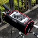 Multifunctional with Transparent PVC View Bicycle Handlebar Storage Bag for Mobile Phone below 6 inch
