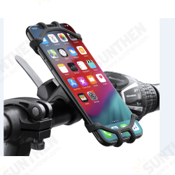 Silicone Bicycle Phone Holder For iPhone Universal Motorcycle Bike Stand GPS Bracket For 4.0-6.3inch Mobile Phone Silicone Bicycle Phone Holder For iPhone Universal Motorcycle Bike Stand GPS Bracket For 4.0-6.3inch Mobile Phone