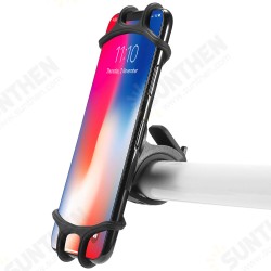 Silicone Bicycle Phone Holder For iPhone Universal Motorcycle Bike Stand GPS Bracket For 4.0-6.3inch Mobile Phone Silicone Bicycle Phone Holder For iPhone Universal Motorcycle Bike Stand GPS Bracket For 4.0-6.3inch Mobile Phone