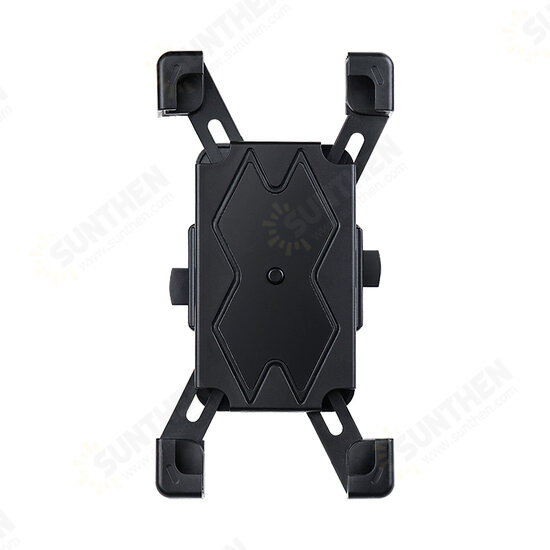 Wheel Up CT01 360° Rotation Mechanical Lock Motorcycle Bicycle Handlebar Mobile Phone Holder Stand for Devices between 4.5-6.5 inch