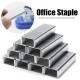 1000pcs UMI B10001S/ B10002S/B10003S/B10004S/B10005S Multi-size Metal Silver Office Stapler Nails Staples