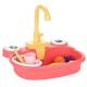 Automatic Bird Bath Tub with Faucet Pet Parrots Fountains SPA Pool Cleaning Tool Safe Play House Kitchen Sink Birds Toy