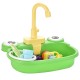 Automatic Bird Bath Tub with Faucet Pet Parrots Fountains SPA Pool Cleaning Tool Safe Play House Kitchen Sink Birds Toy