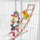 Bird Cage 45.6x45.6x86cm for Cockatiels African Grey Quaker Sun Parakeets Green Cheek Conures Pigeons Parrot