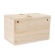 Wooden Box Breeding Boxes Aviary Bird House Nesting w/ Stick Window Security Pet Supplies Home Sleeping Cage