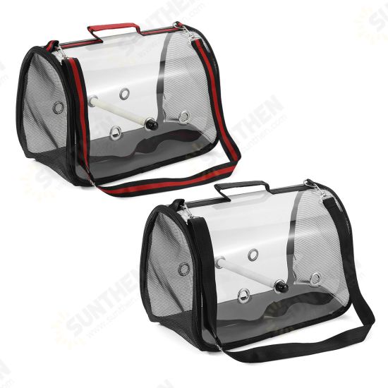 Outdoor Bird Shoulder Bags Portable Parrot Carry Cage Pet Breathable Space Pet Carrier Bag