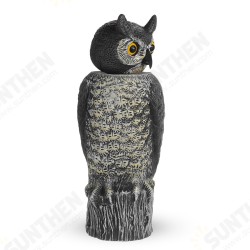 Rotating Head Owl Decoy Protection Repellent Bird Pest Control Scarecrow Garden Yard Decorations Rotating Head Owl Decoy Protection Repellent Bird Pest Control Scarecrow Garden Yard Decorations