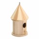 Wood Wooden Birdhouse Bird House Shed Garden Yard Hanging Decor 16x7.8cm