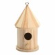 Wood Wooden Birdhouse Bird House Shed Garden Yard Hanging Decor 16x7.8cm