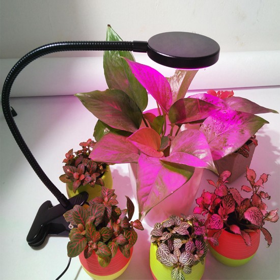 Clip Plant Fill Light LED Grow Light Fleshy Planting Double Head Timing With Clips Like Sun