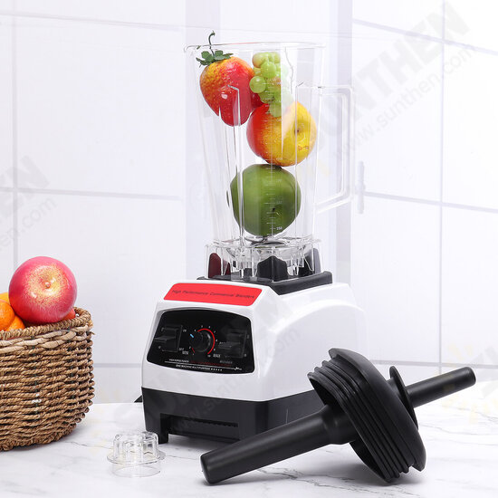 2L 110V Heating Blender Adjustable Speed Kitchen 1200W Food Mixer Fruit Juicer