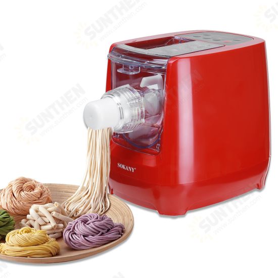 Household Multifunctional Automatic Pasta Maker Vegetable Noodle Press Machine Dumpling Spaghetti Cutter Noodles Dough Blender