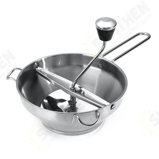 Stainless Steel Food Mill Metal Vegetable/Carrot/Tomato/Potato/Rice Mixer Maker Cutter Stainless Steel Food Mill Metal Vegetable/Carrot/Tomato/Potato/Rice Mixer Maker Cutter