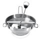 Stainless Steel Food Mill Metal Vegetable/Carrot/Tomato/Potato/Rice Mixer Maker Cutter Stainless Steel Food Mill Metal Vegetable/Carrot/Tomato/Potato/Rice Mixer Maker Cutter