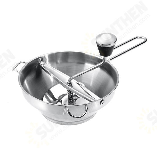 Stainless Steel Food Mill Metal Vegetable/Carrot/Tomato/Potato/Rice Mixer Maker Cutter Stainless Steel Food Mill Metal Vegetable/Carrot/Tomato/Potato/Rice Mixer Maker Cutter
