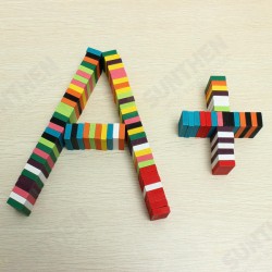 100pcs Many Colors Authentic Standard Wooden Children Domino Toys 100pcs Many Colors Authentic Standard Wooden Children Domino Toys