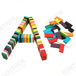 100pcs Many Colors Authentic Standard Wooden Children Domino Toys 100pcs Many Colors Authentic Standard Wooden Children Domino Toys