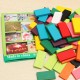 100pcs Many Colors Authentic Standard Wooden Children Domino Toys