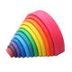 12 Pcs Baby Toys Rainbow Blocks Wooden Rainbow Stacker Nesting Puzzle Creative Montessori Building Blocks Educational Toys